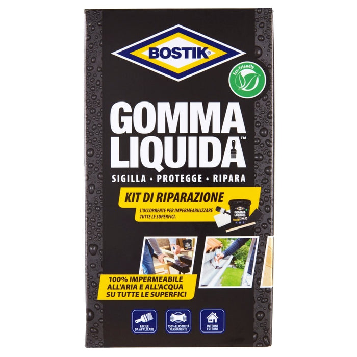 GOMMA LIQUIDA in KIT di Riparazione, sigilla, protegge e ripara. BOSTIK
