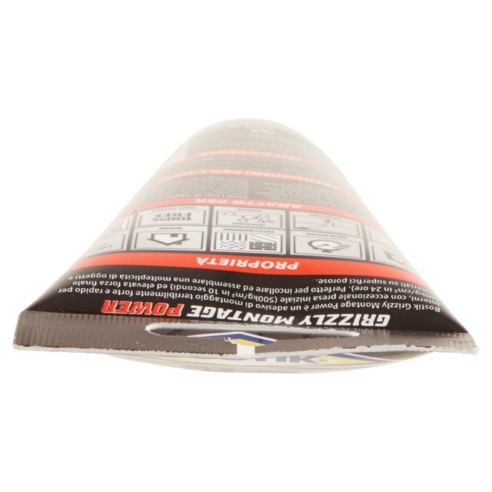 GRIZZLY MONTAGE POWER, Tubo 250 gr. BIANCO, BOSTIK