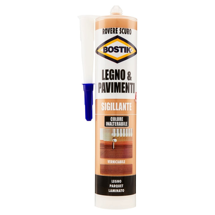 LEGNO e PAVIMENTI Rovere Scuro, Cartuccia 300 ml. BOSTIK