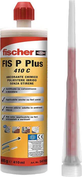 Ancorante Chimico FIS P PLUS 410C. Bomboletta 410 ml. Fischer