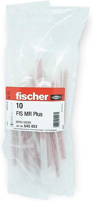 Beccucci Miscelatori FIS MR Plus. Per Resina. Confezione 10 beccucci. Fischer