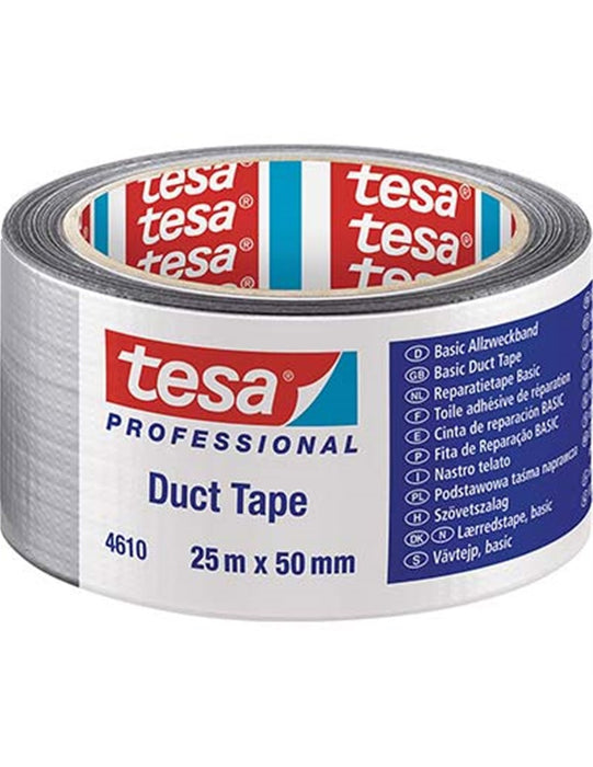 TESA DUCT TAPE 4610, 25 mt x 50 mm, Nastro Americano. Tesa Professional