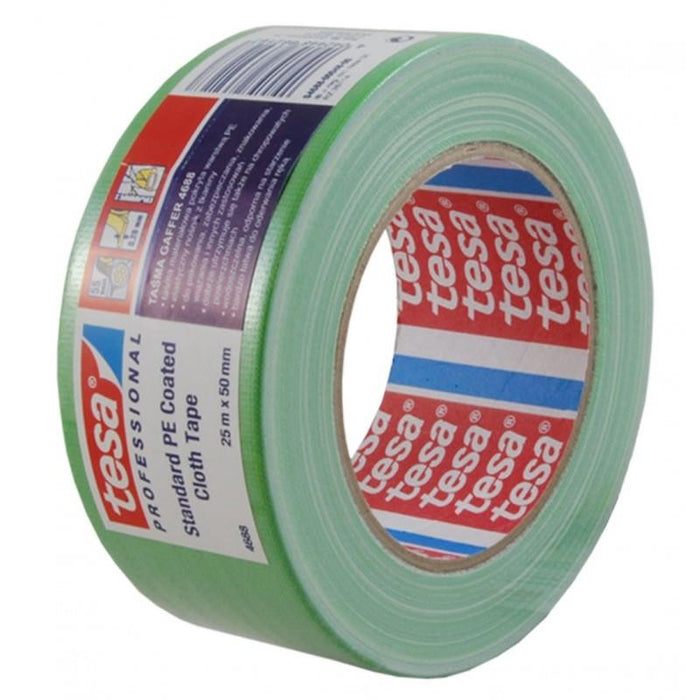 TESA 4688, 25 mt x 50 mm, Nastro telato standard, Rivestito in polietilene. Tesa Professional