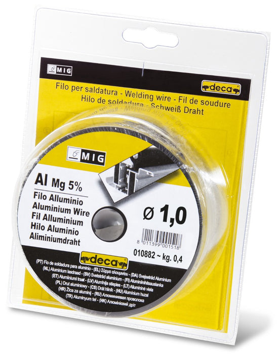 FILO ALLUMINIO-MAGNESIO 5% in Bobina, per Saldatura di Leghe. DECA
