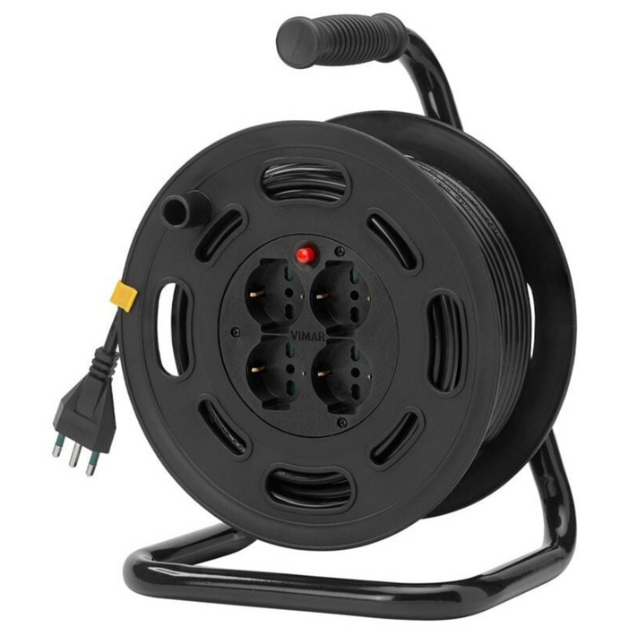 Avvolgicavo 16A - 4 uscite