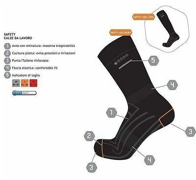 CALZA DA LAVORO, SAFETY 400 SHORT, BASE Protection