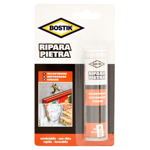 RIPARA PIETRA BLISTER 56 gr., stucco epossidico, BOSTIK