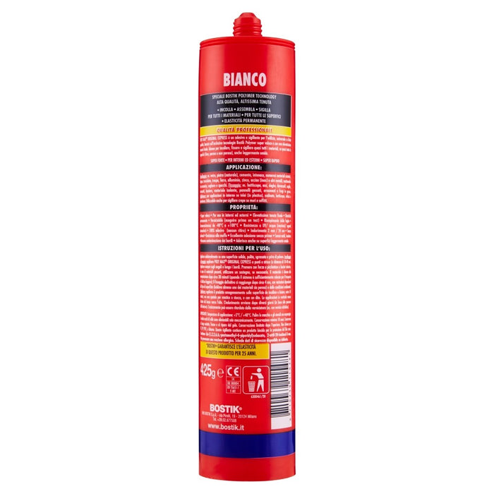 POLY MAX ORIGINAL EXPRESS BIANCO, Cartuccia 425 gr., adesivo e sigillante. BOSTIK