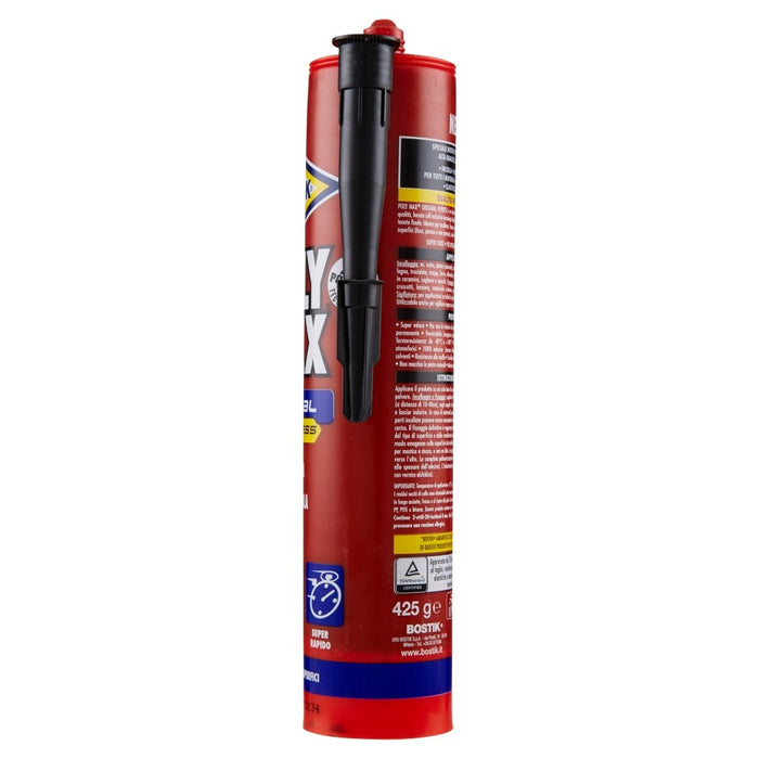 POLY MAX ORIGINAL EXPRESS NERO, Cartuccia 425 gr., adesivo e sigillante. BOSTIK