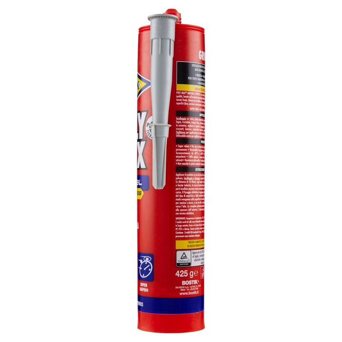 POLY MAX ORIGINAL EXPRESS GRIGIO, Cartuccia 425 gr., adesivo e sigillante. BOSTIK