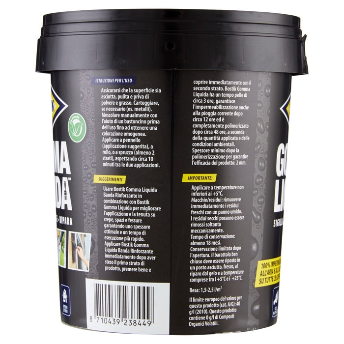 GOMMA LIQUIDA, sigilla, protegge e ripara. BOSTIK