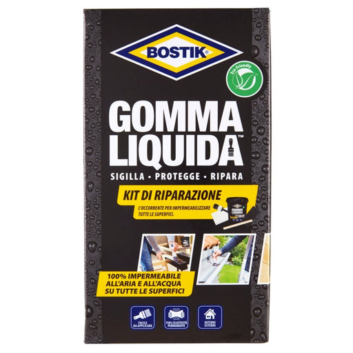 GOMMA LIQUIDA in KIT di Riparazione, sigilla, protegge e ripara. BOSTIK