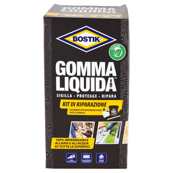 GOMMA LIQUIDA in KIT di Riparazione, sigilla, protegge e ripara. BOSTIK