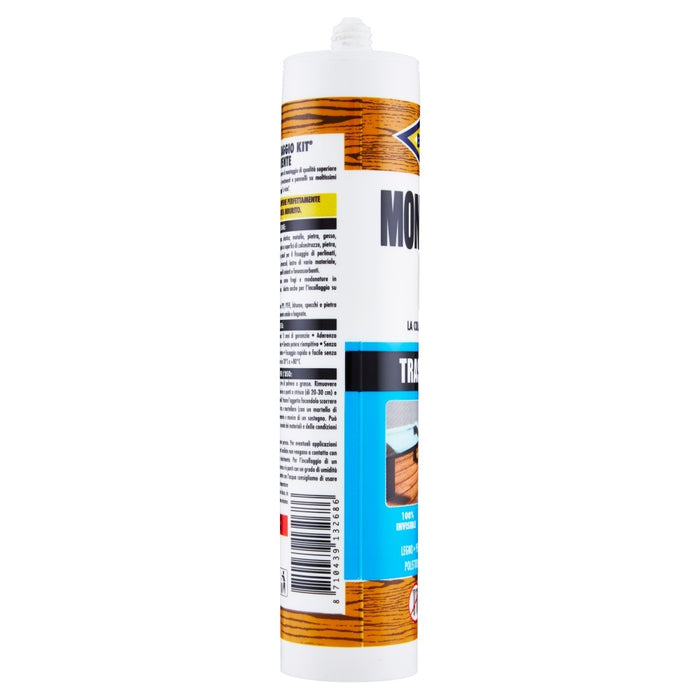 MONTAGGIO KIT TRASPARENTE Cartuccia 310 gr., colla di montaggio. BOSTIK