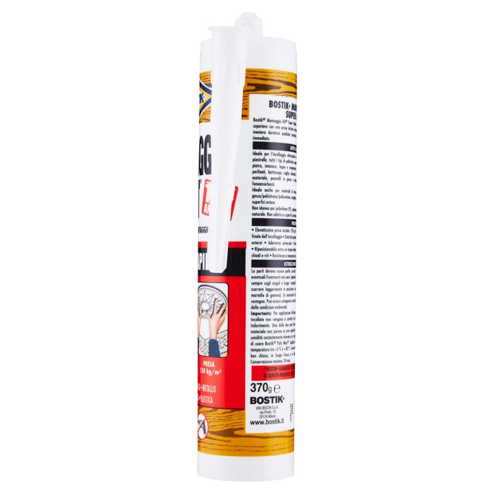 MONTAGGIO KIT SUPER RAPIDO Cartuccia 370 gr., Colla di montaggio. BOSTIK