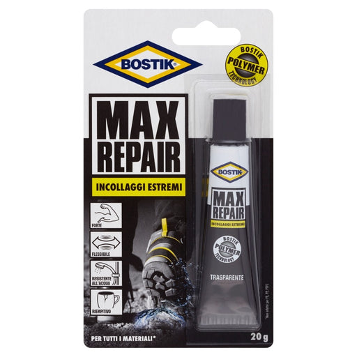 MAX REPAIR Blister 20gr., adesivo universale. BOSTIK