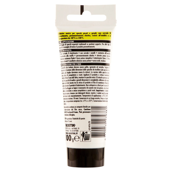 SUPER SPECCHI Tubo 100gr., adesivo specchi. BOSTIK
