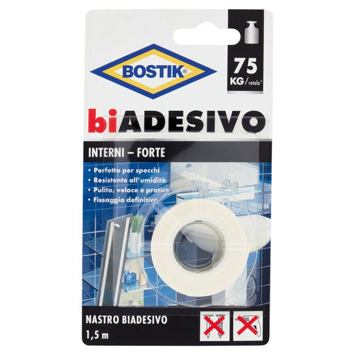 biADESIVO interni 19mm x 1,5m. BOSTIK