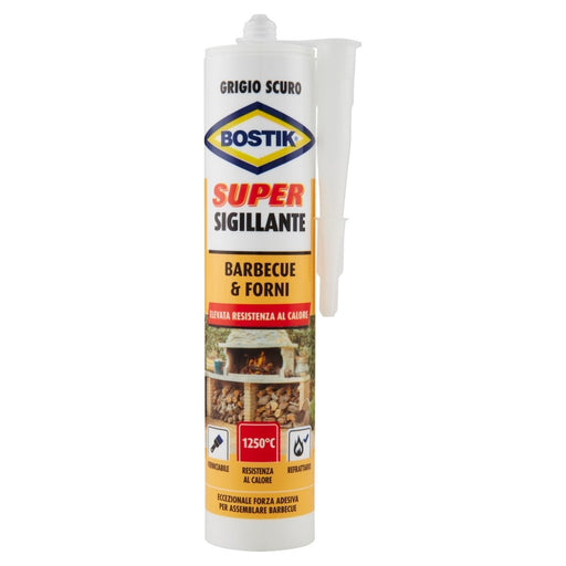 SUPER SIGILLANTE BARBECUE e FORNI, Cartuccia 530 gr., BOSTIK