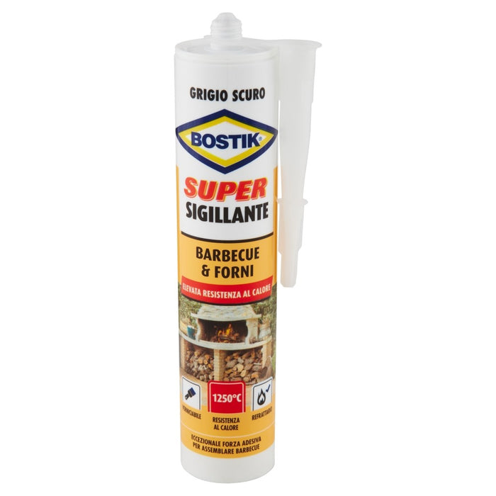 SUPER SIGILLANTE BARBECUE e FORNI, Cartuccia 530 gr., BOSTIK