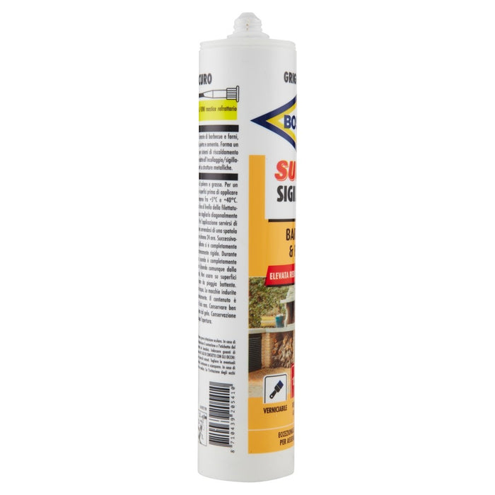 SUPER SIGILLANTE BARBECUE e FORNI, Cartuccia 530 gr., BOSTIK
