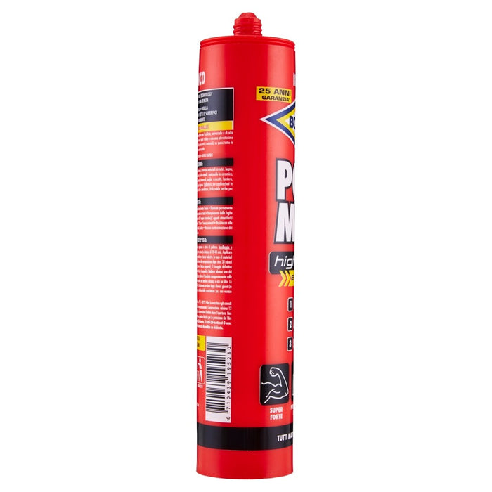 POLYMAX HIGH TACK EXPRESS, adesivo e sigillante, BIANCO, Cartuccia 425 gr. BOSTIK