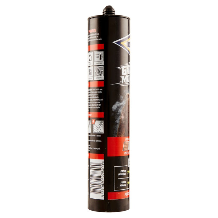 GRIZZLY MONTAGE POWER, Tubo 250 gr. BIANCO, BOSTIK
