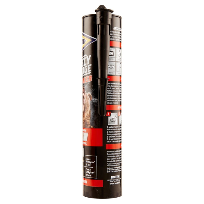 GRIZZLY MONTAGE POWER, Tubo 250 gr. BIANCO, BOSTIK