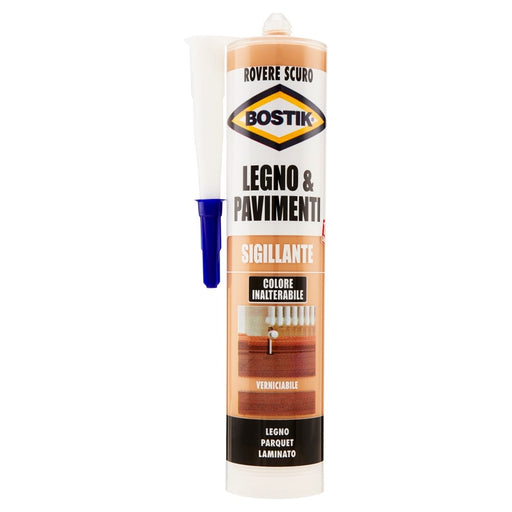 LEGNO e PAVIMENTI Rovere Scuro, Cartuccia 300 ml. BOSTIK