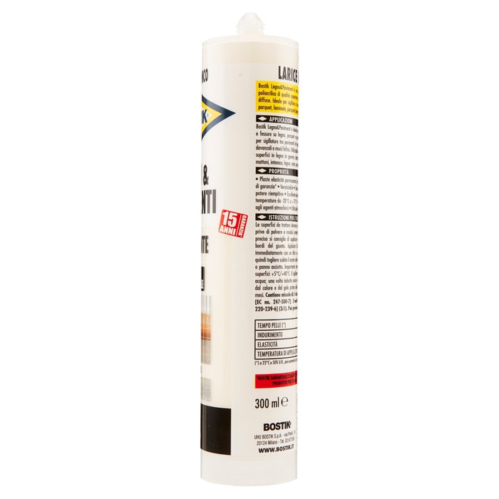 LEGNO e PAVIMENTI Larice Bianco, Cartuccia 300 ml. BOSTIK