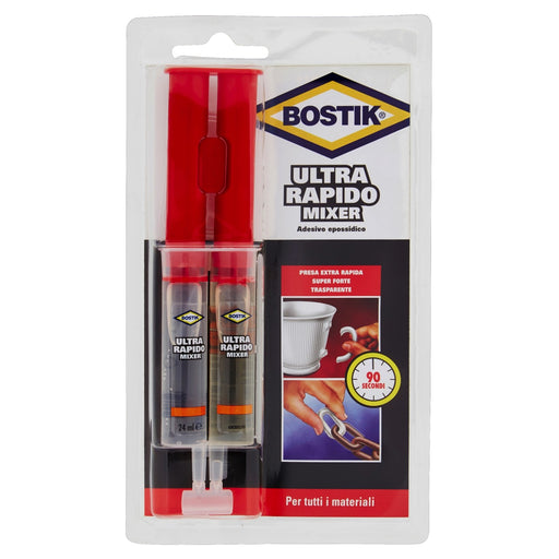 ULTRARAPIDO MIXER, Blister 24 ml, adesivo epossidico. BOSTIK