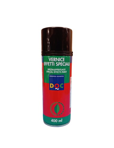 SPRAY VERNICE EFFETTI SPECIALI. Doratura Cromatura. Bomboletta 400ml. DOC Trade