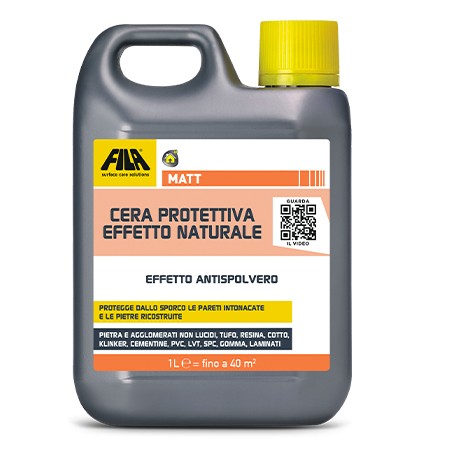 MATT, Cera protettiva Effetto Naturale. Antispolvero. 1 Litro. Fila.