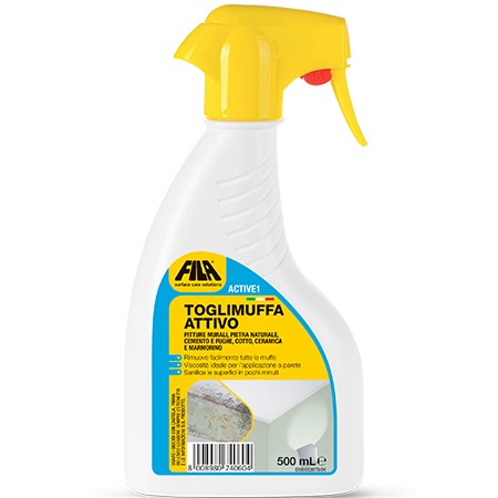 ACTIVE1, Toglimuffa Attivo. Flacone con Spruzzino. 500 ml. Fila.