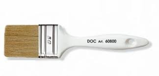 Pennello Serie 60800 Bianco Standard, Setola Bionda. DOC Trade