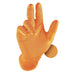 GRIPPAZ 246OR. Guanti Robusto in Nitrile Arancione. a Squama di Pesce. Scatola 50 pezzi. Industrial Starter