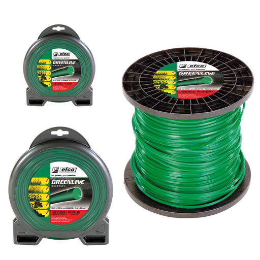 Filo Tondo Greenline per Decespugliatori. Blister o Bobina. Efco