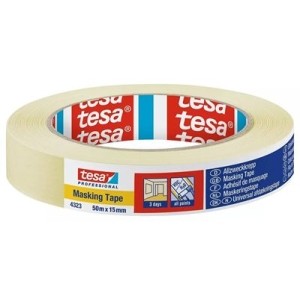TESA 4323 MASKING GP, 50 metri, Nastro Mascheratura in carta crespata. Tesa Professional