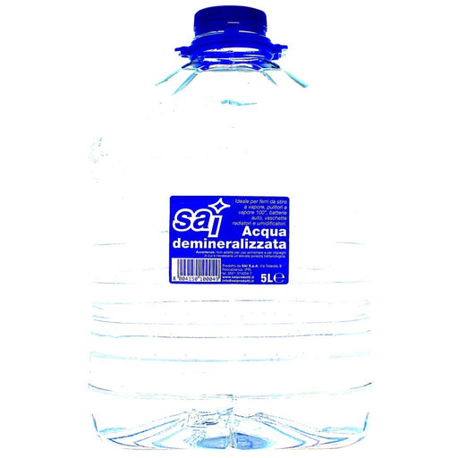 ACQUA DEMINERALIZZATA SAI. 5 Litri