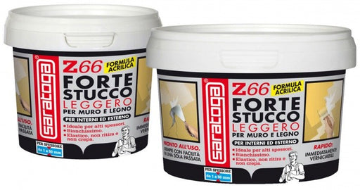 Z66 FORTE STUCCO LEGGERO, Stucco per Soffitti e Pareti inclinate. SARATOGA